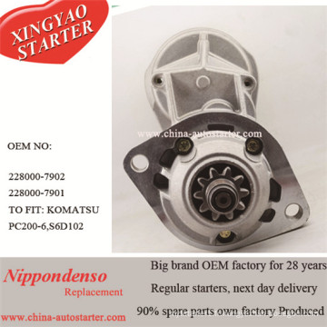 3934119 3957593 228000-7902 Liugong Gear Reduction Starter Motor